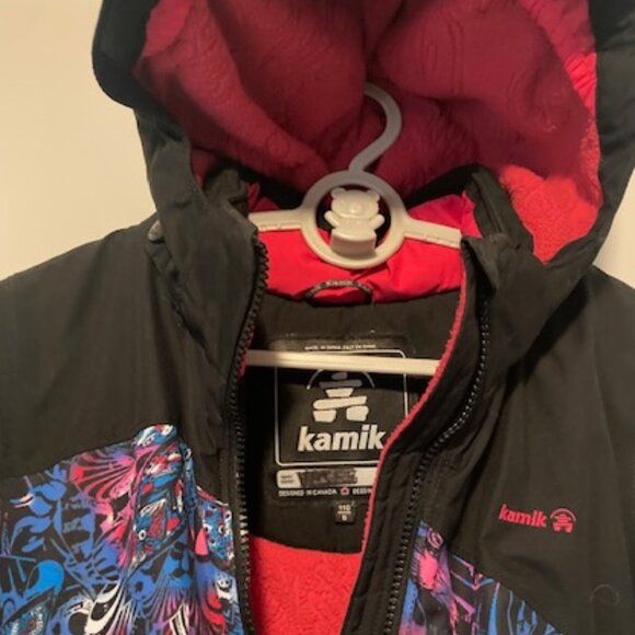 Kamik Toddler Winter Ski Snow Waterproof Coat with Detachable Hood - size 5 - Picture 3 of 7